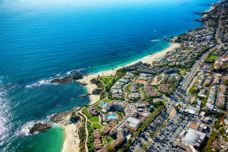 Laguna Beach Coastline Aerial