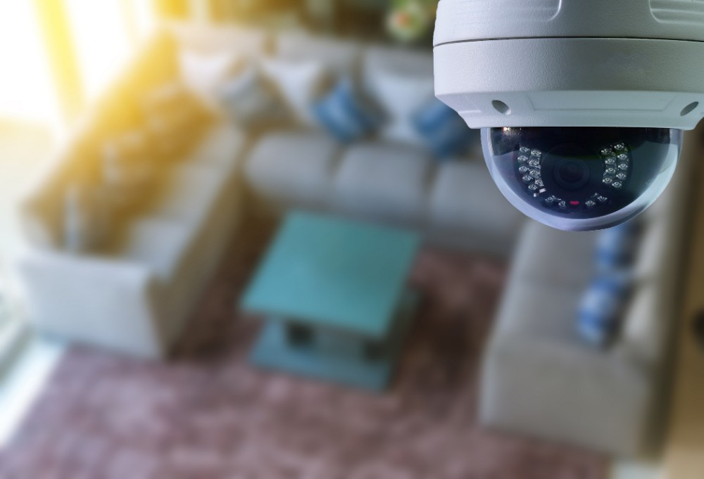 A Dome CCTV infrared camera